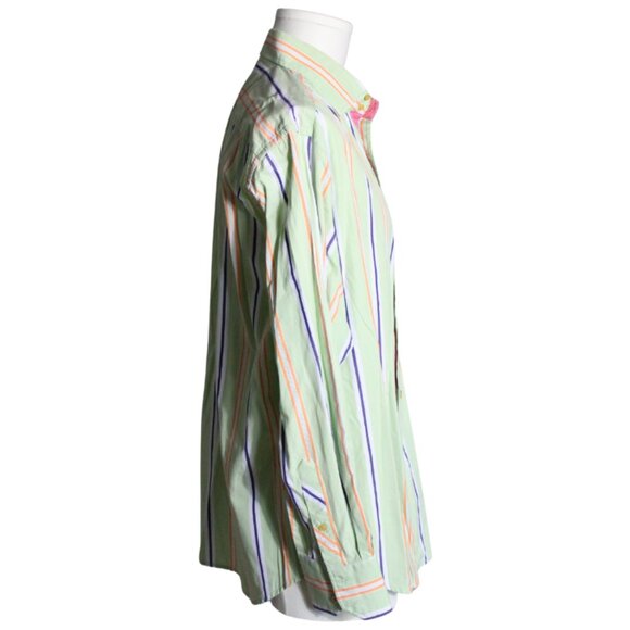 ROBERT GRAHAM SZ XL Men's Long Sleeve Striped Cotton Button Up Shirt - Picture 6 of 13